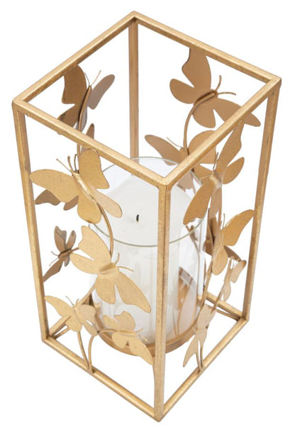 Kerzenhalter Schmetterling Glam 14x14x29 cm