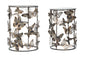 Pair of Elegant Butterfly Side Tables 41.3x55-35x50.3 cm