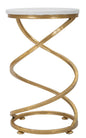 Spiral Marble Coffee Table Ø 27.5 cm x 47.5 cm