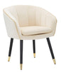Paris Elegance Cream and Gold Armchair 62x58x78 cm