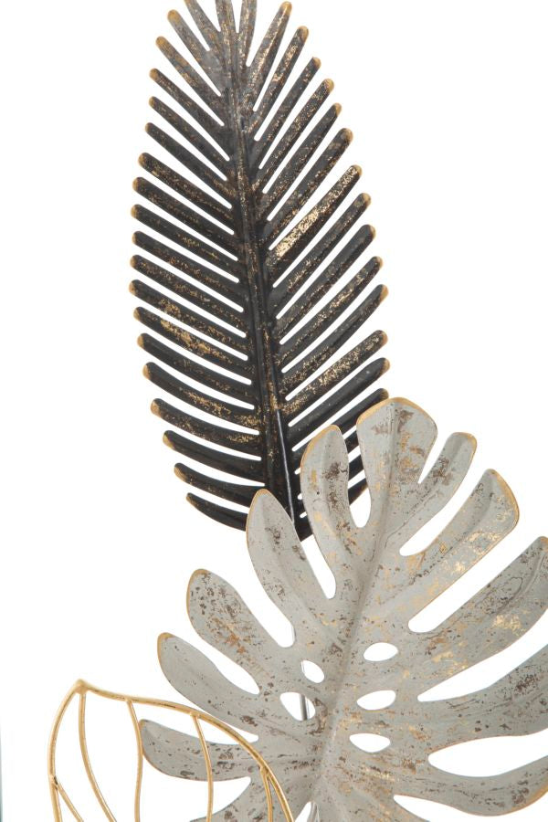 Dekoratives Metallpaneel Plam -a- 28,5x3x74 cm
