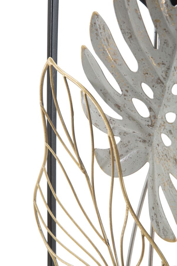 Dekoratives Metallpaneel Plam -a- 28,5x3x74 cm