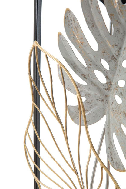 Dekoratives Metallpaneel Plam -a- 28,5x3x74 cm