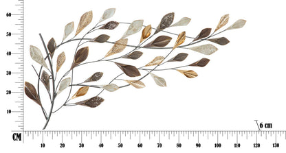 Decorative Iron Panel 3D Branch 115.5x6x65 cm