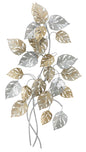 Decorative Iron Panel Leaf 50x7.5x90.5 cm