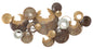 Decorative Iron Panel, Circular Shape, 135x7x69 cm