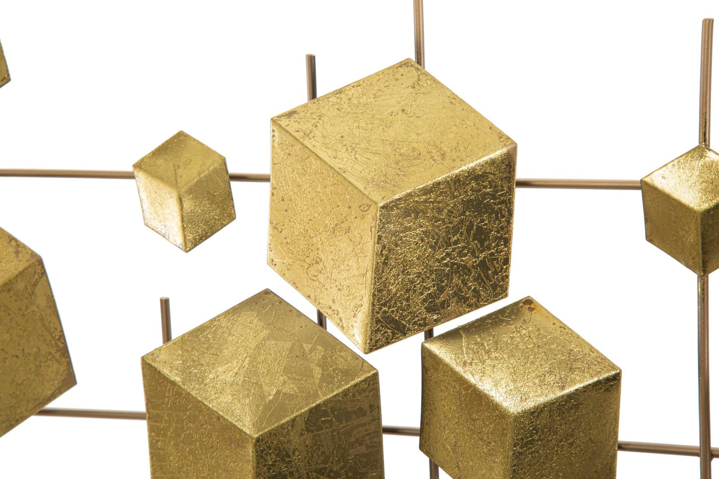 Geometrische Eisenplatte 90,5x3,5x50 cm