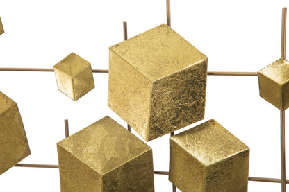 Geometrische Eisenplatte 90,5x3,5x50 cm