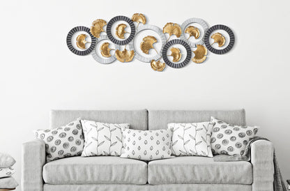 Elegantes Arty-Eisenpaneel - 127,5x4x44,5