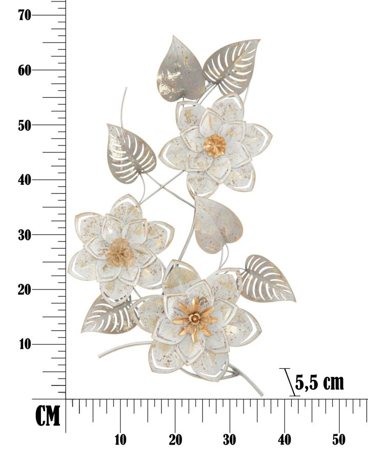 Dekoratives Metallpaneel Artic 39x5,5x67,5 cm