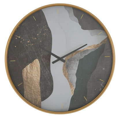 Elegante künstlerische Wanduhr, Ø 60x6 cm