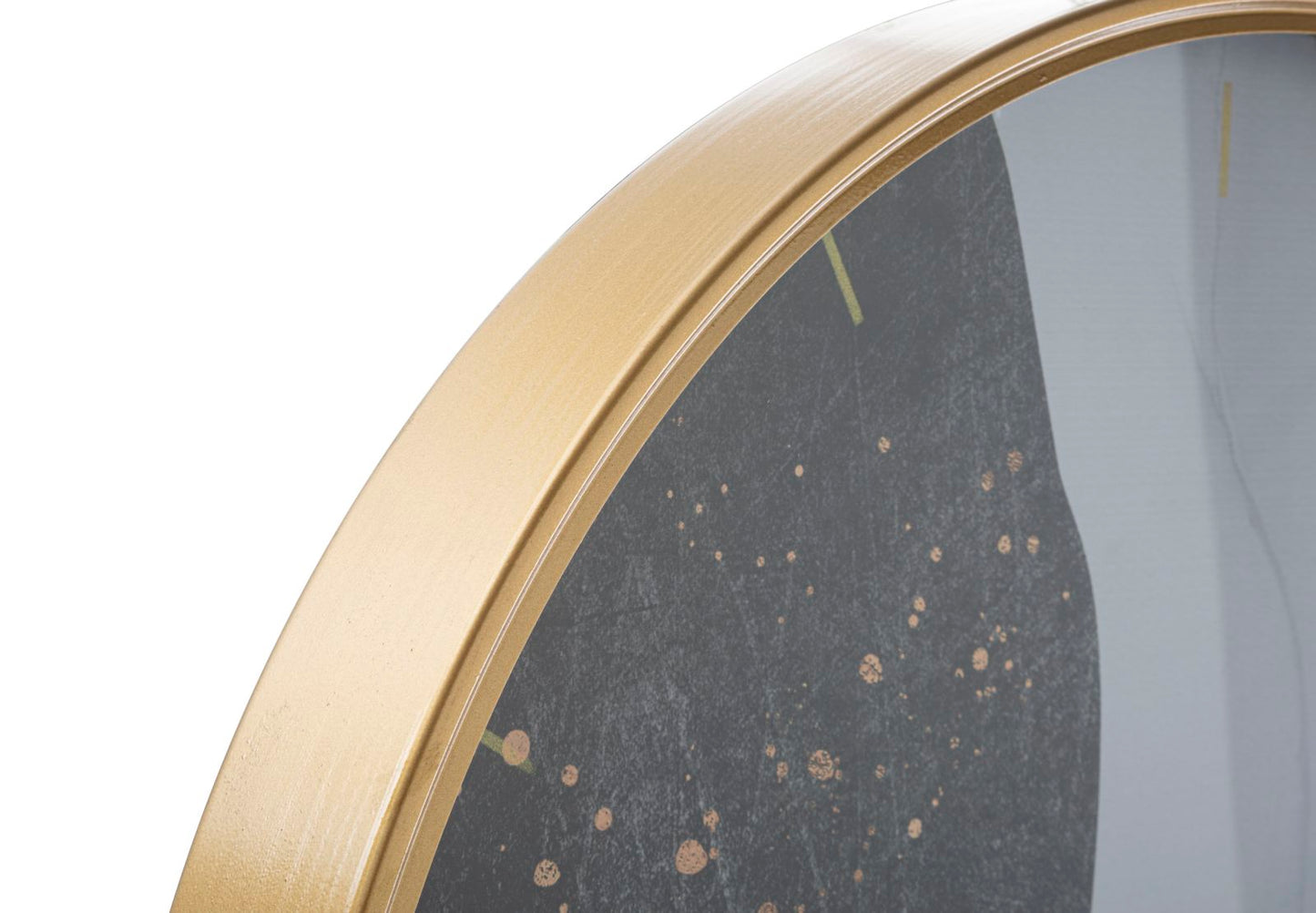 Elegante künstlerische Wanduhr, Ø 60x6 cm