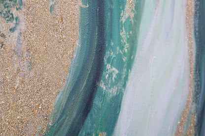 Leinwandgemälde von lebendiger Natur 80x2,8x100 cm