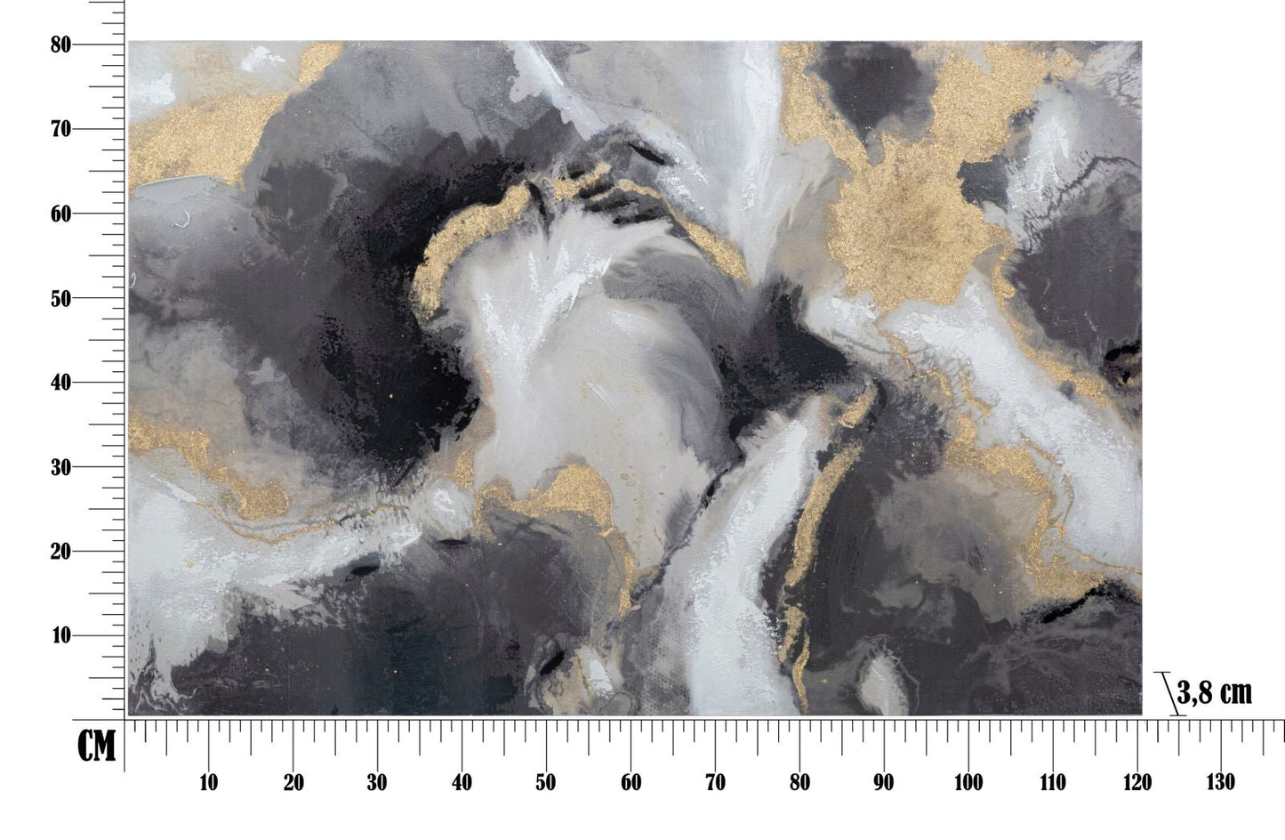 Abstrakte Kunst Richy cm 120x3,8x80