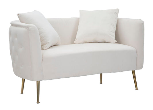 Elegantes Sofa Bucarest Creme 127x74x73 cm