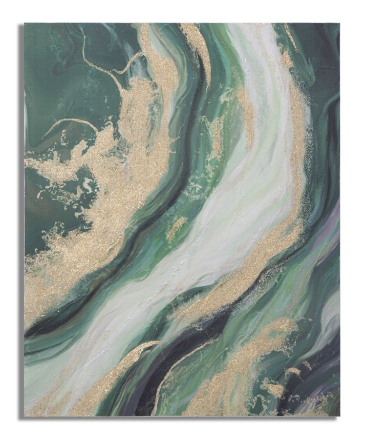 Leinwandgemälde von lebendiger Natur 80x2,8x100 cm