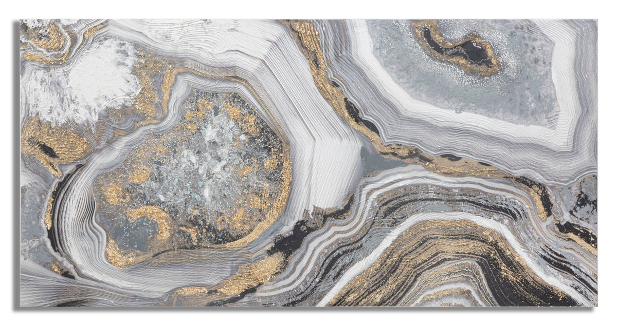 Abstract Painting on Canvas - Dimensions 120x3.8x60 cm
