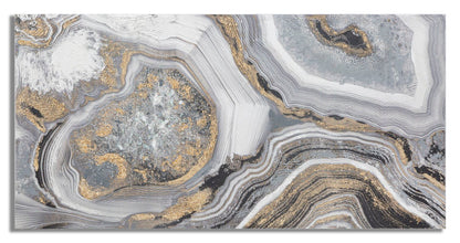 Abstract Painting on Canvas - Dimensions 120x3.8x60 cm