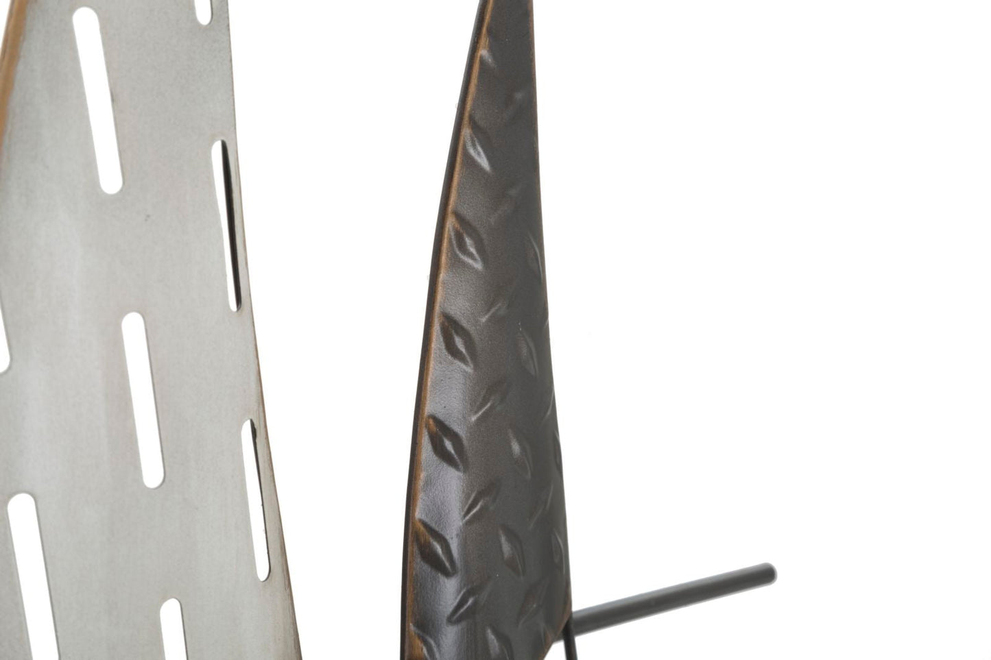 Dekoratives Eisenpaneel mit Segelbooten - 100x3x44 cm