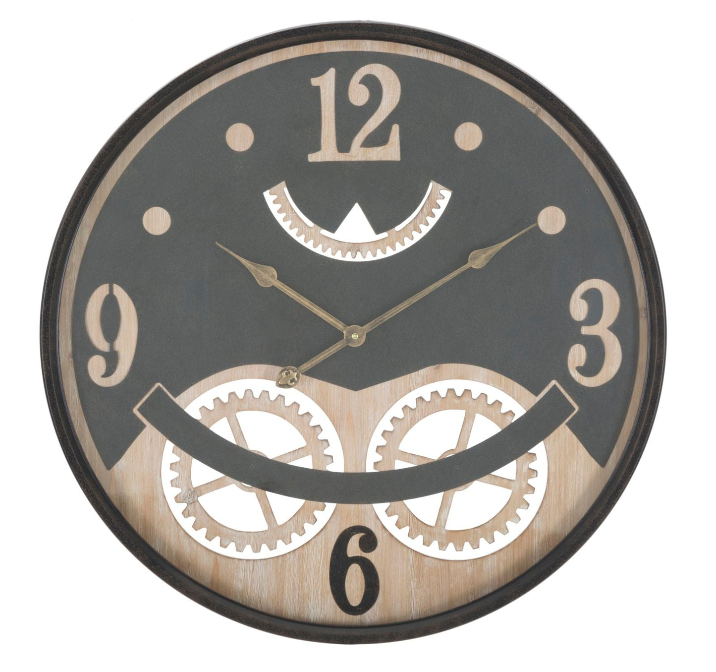 Elegante Wanduhr Ø 67 cm – Zeitgenössisches Design