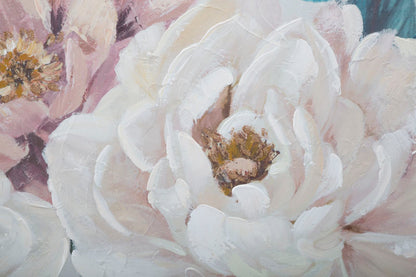Quadro Floreale Soft su Tela 100x3,7x80 cm