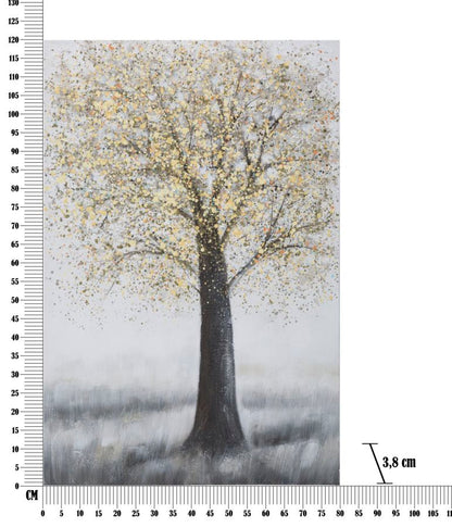 Leinwandbild "Einfacher Baum" - 80x3,8x120 cm