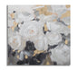 White Flower Canvas Painting - 90x3.7x90 cm