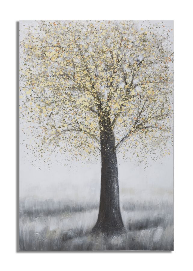 Leinwandbild "Einfacher Baum" - 80x3,8x120 cm