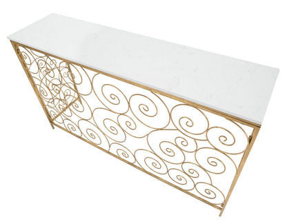 Konsole Geometrisch Spirale 140x36x82 cm