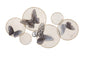 Dark Butterfly Iron Decorative Panel cm 66x5x38