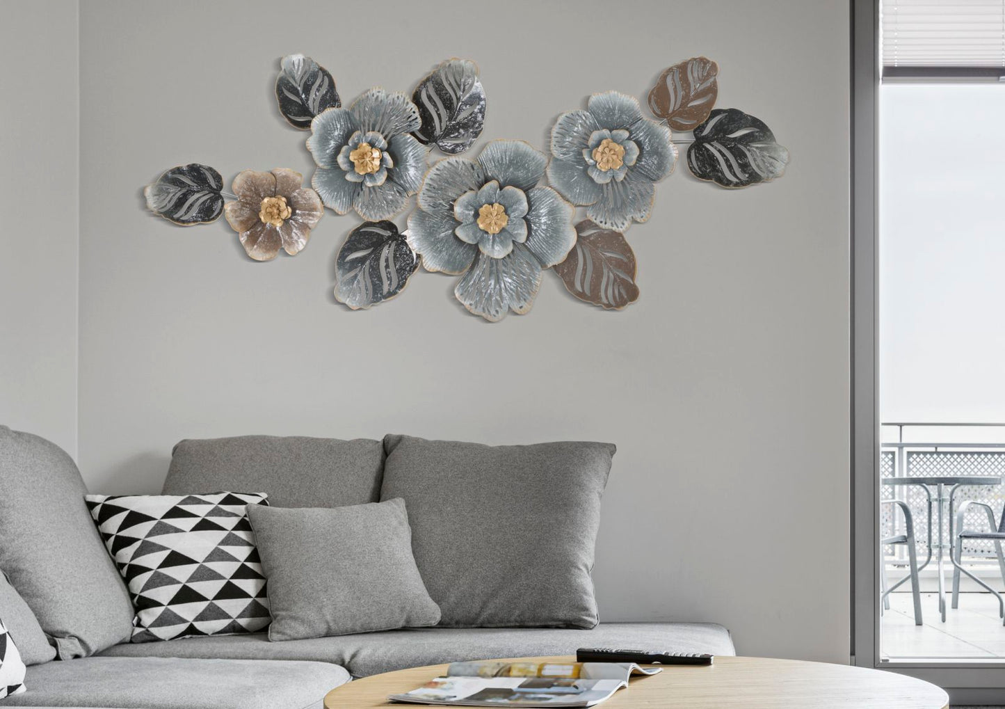 Deko-Paneel aus Eisen Greys – Maße 157,5x9x66,5 cm