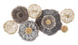 3D Browny Iron Decorative Panel - 96.5x5.7x51 cm