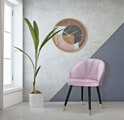 Eleganter Stuhl Loty Rosa 57x58x80 cm