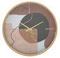 Modern red wall clock cm ø 60x6