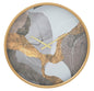 Modern grey wall clock cm ø 60x6