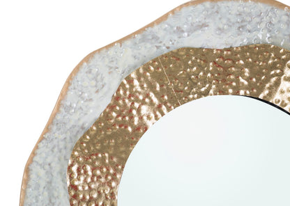 Wandspiegel Shai Light elegant, Ø 54,5x4,5 cm