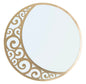 Artistic Half-Moon Mirror cm ø 72x1