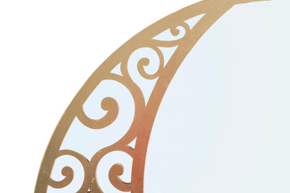 Künstlerischer Halbmondspiegel ø 72x1 cm