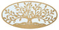 Decorative Tree of Life mirrored panel 120x2x60 cm