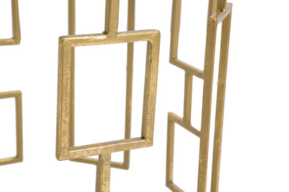 Tavolini Cube Eleganti con Piano in Marmo Bianco - Coppia Ø 46 cm