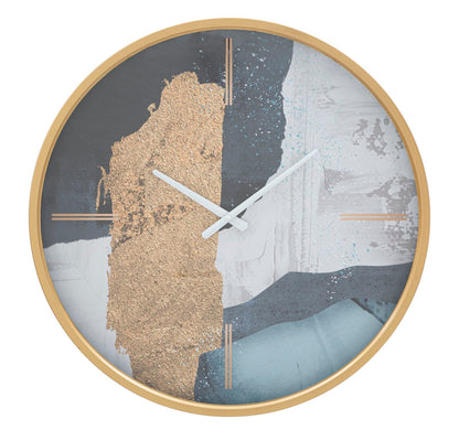 Wanduhr Design blau ø 60x6 cm