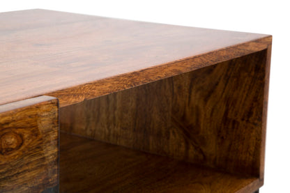 Konsole Mustang aus Nilotica-Akazien-Massivholz 130x40x80