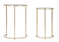 Glam Simply Side Tables: Elegance and Versatility in a Pair Ø 44.5 cm