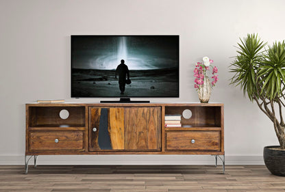TV-Lowboard Mustang aus Nilotika-Akazie 175x40x60 cm