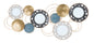 Decorative Metal Panel Gloty - Dimensions 104x3.5x46 cm