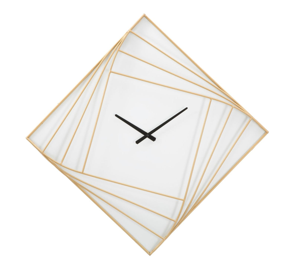 Elegant wall clock Goldy Line 85x6x85 cm