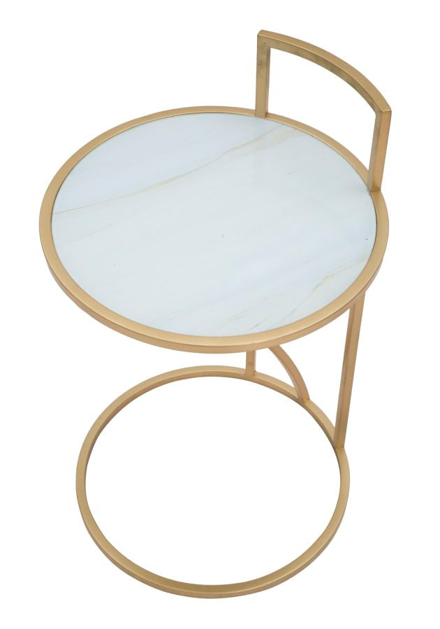 Tavolino Elegante Glam Sofy Ø 38x61 cm