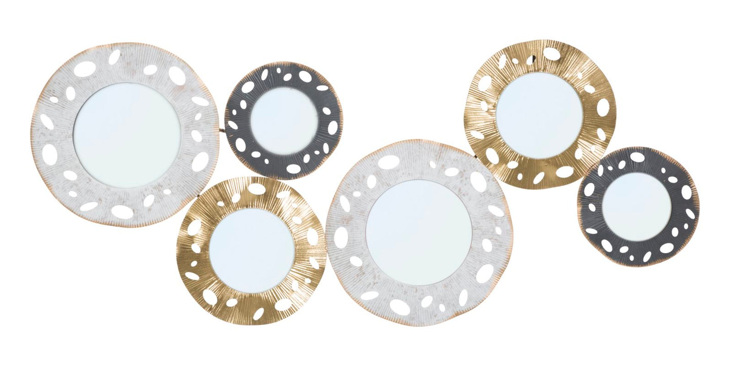 Dekoratives Metallpaneel Gloty – 104x4x45,5 cm