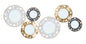 Gloty Metal Decorative Panel - 104x4x45.5 cm