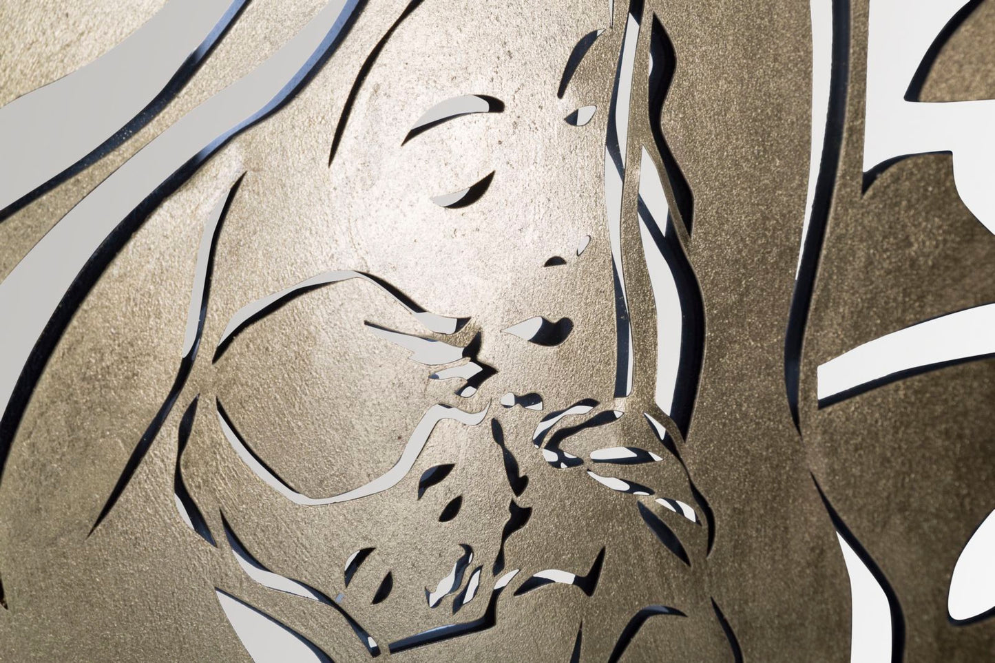Dekoratives Paneel Maternity Gold 120x2x64 cm